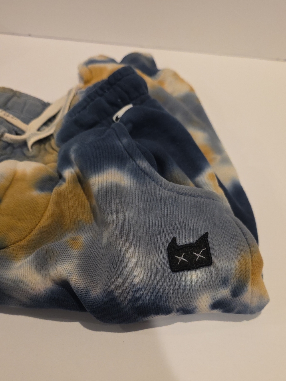Munster Kids Tie-Dye Jogger Pants - Blue & Mustard Size 3 T - Picture 2 of 11